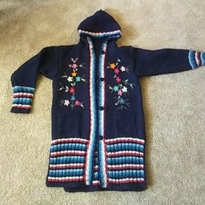 Handmade 100% natural wool jacket (one of a kind)